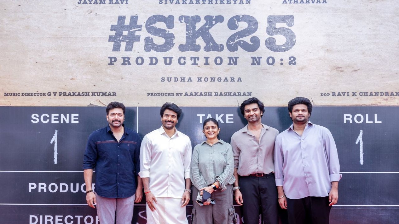 SK25: Sivakarthikeyan, Ravi Mohan, Atharvaa starrer is now titled THIS; check details