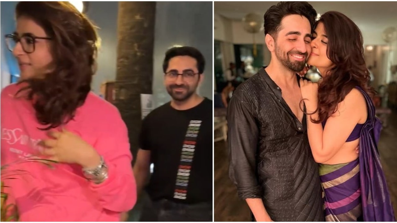 Ayushmann-Tahira’s Sunday night just got a little more romantic; WATCH how