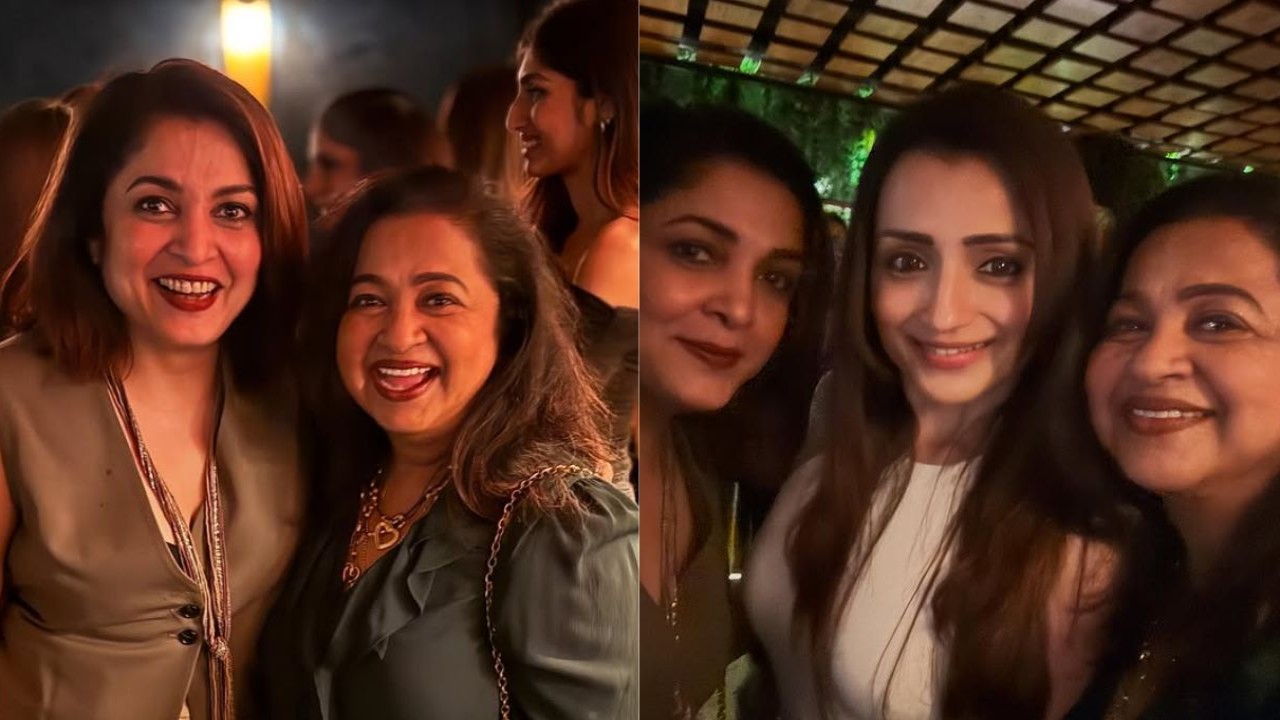 How Trisha, Radikaa Sarathkumar and Ramya Krishnan rang in new year of friendship