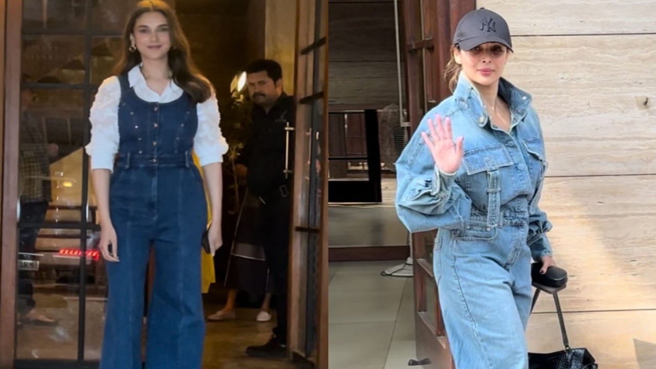 Aditi Rao Hydari vs Malaika Arora: Who styled the denim jumpsuit better?