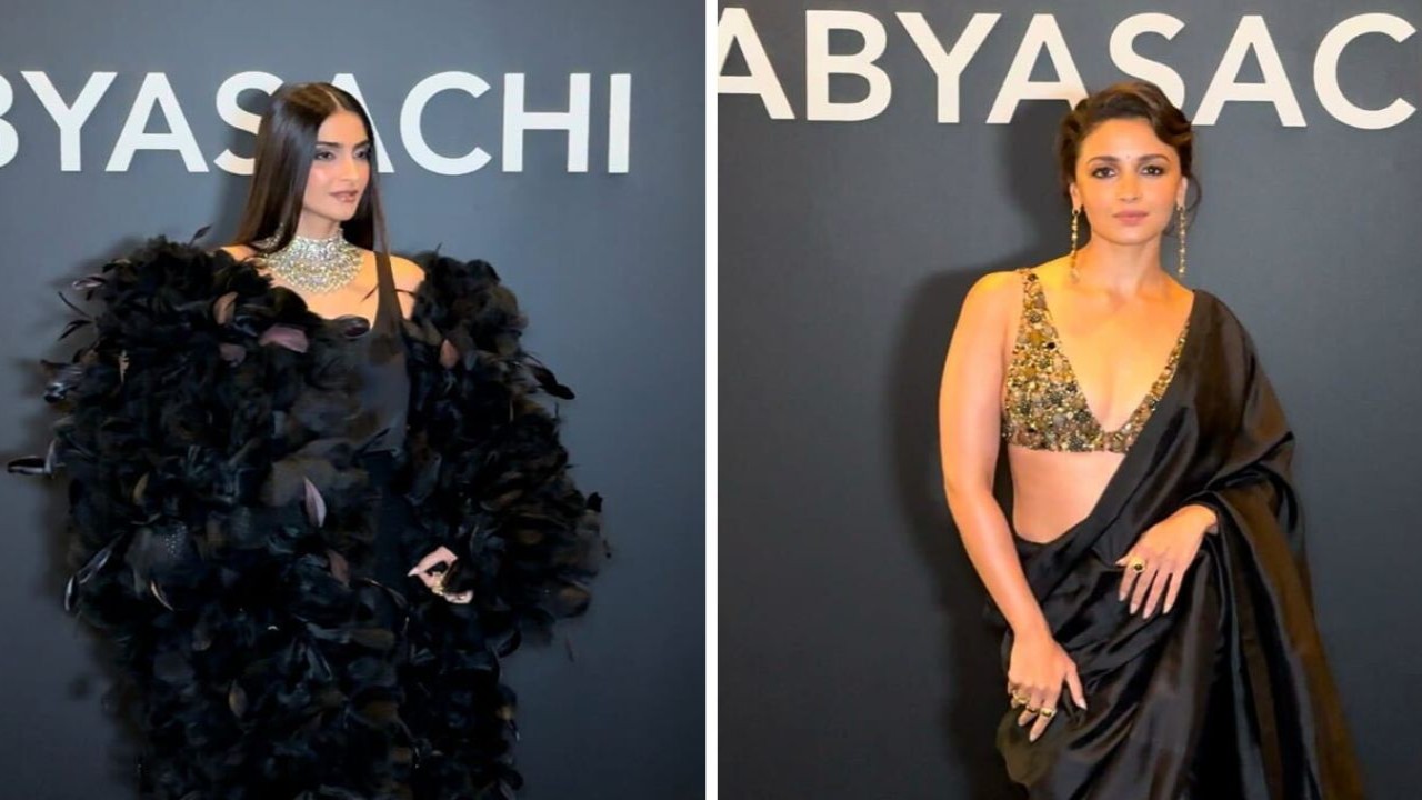 Sonam Kapoor and Alia Bhat stun fans at Sabyasachi 25 year anniversary 