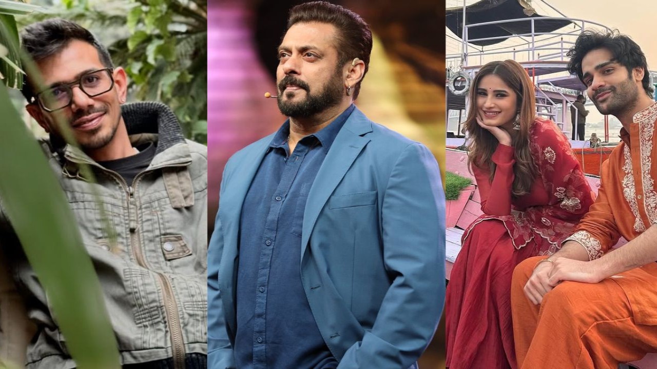 Yuzvendra Chahal, Salman Khan, Rasha, Aaman