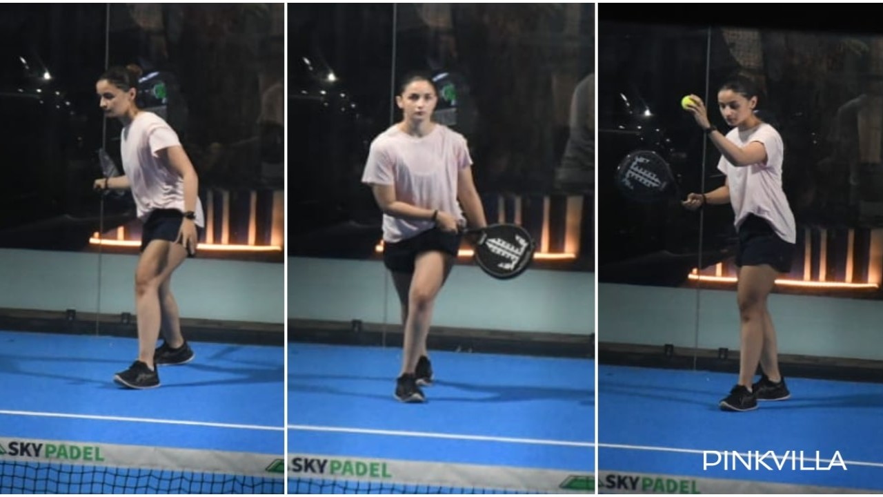 Alia gives us mid-week motivation by sweating it out with a Padel game: see PICS