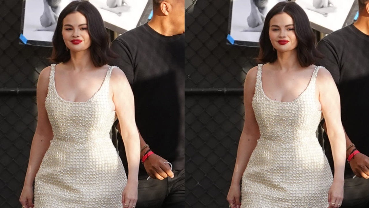 Selena Gomez’s white dress worth Rs 5.76L is proof you can never go wrong with pearls