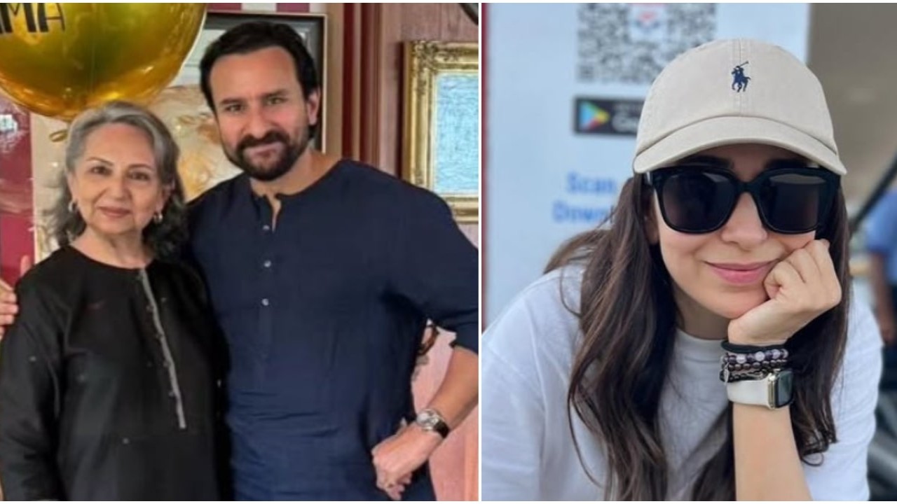 Saif Ali Khan Attack: Sharmila Tagore, Karisma visit him post-hospital discharge; WATCH