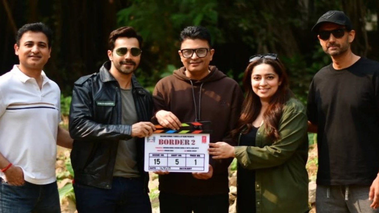 Border 2: Varun raises a toast to new beginnings with his 'very hard-working team'