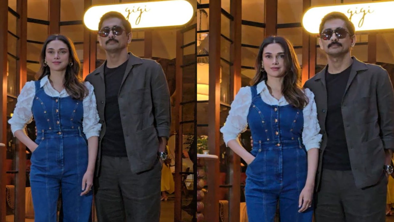 Aditi Rao Hydari's dinner date look in denim jumpsuit proves they are still a fashion win