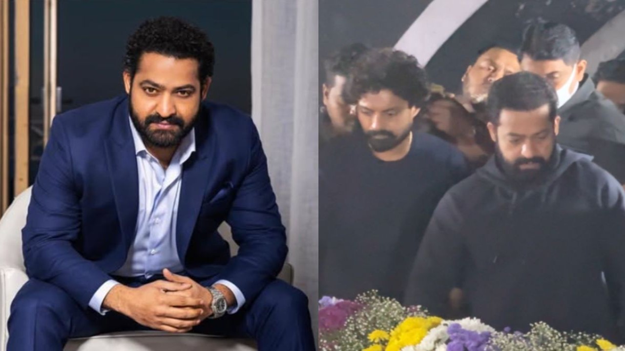 Watch: Jr NTR pays tribute to grandfather NT Rama Rao on death anniversary at NTR Ghat