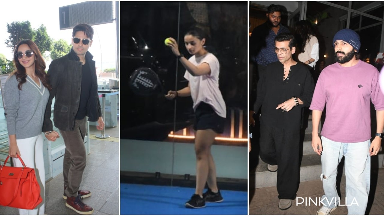 PHOTOS: 5 Celebrity Spottings Of The Day; Alia sweats it out at Padel game and more