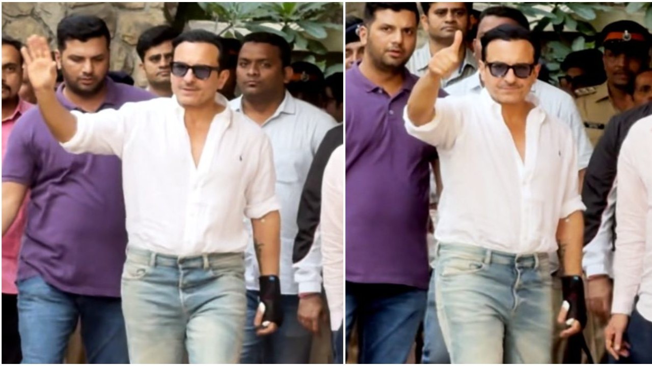 WATCH: Saif Ali Khan finally gets discharged, seen walking like a warrior in FIRST VIDEO post brutal stabbing 