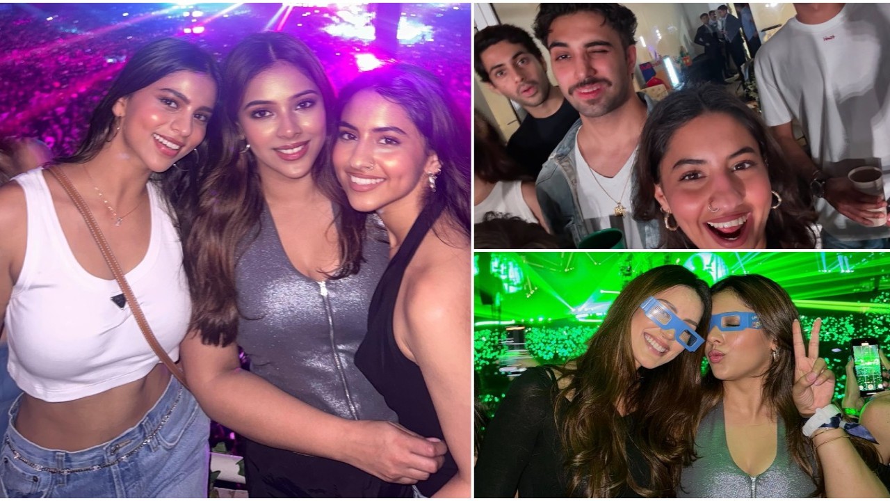 Suhana had a blast with rumored BF Agastya at Coldplay concert and these PICS are proof