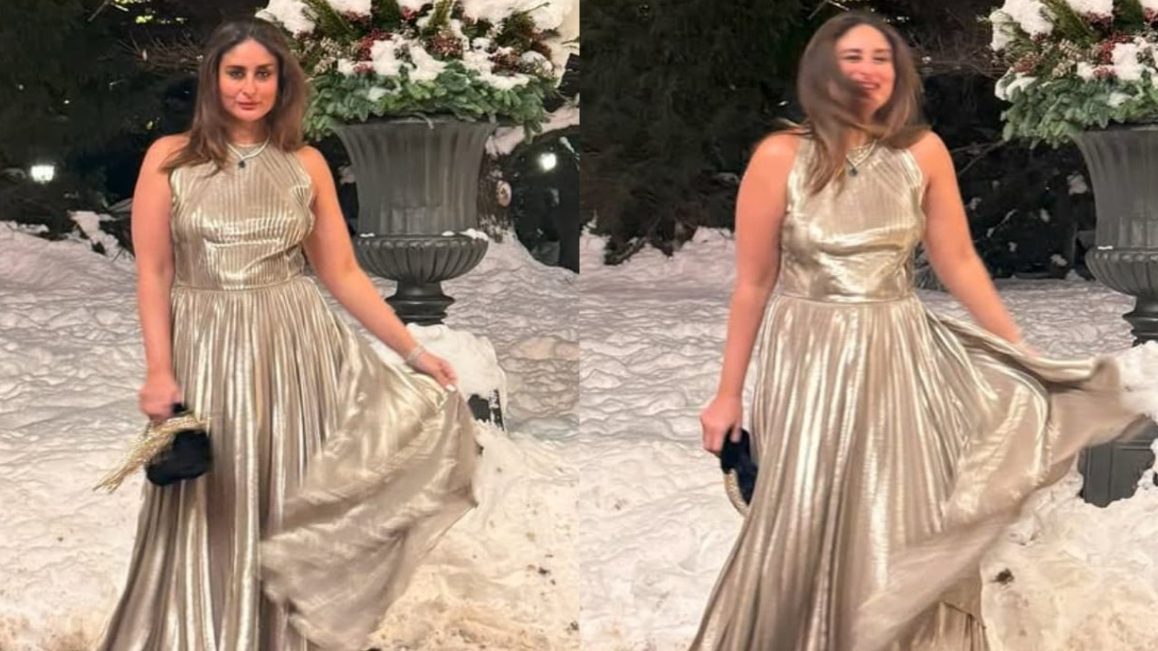 Kareena Kapoor Khan sparkles her way into 2025 donning a metallic dress worth Rs 1,24,911