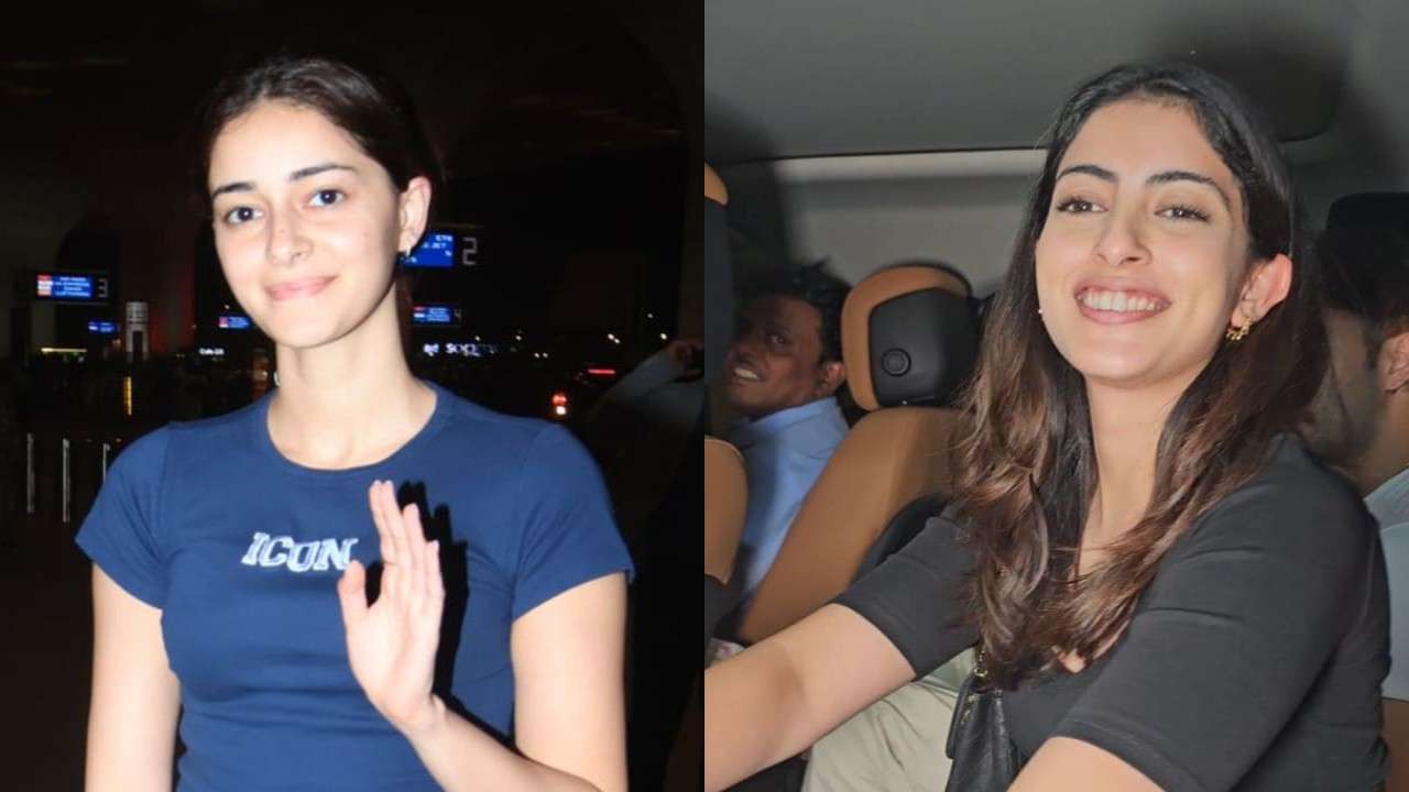 Ananya Panday and Navya Nanda rock casual t-shirts and jeans, proving basic can be iconic