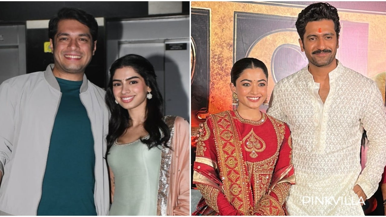 6 Celebrity Spottings Of The Day; Vicky, Rashmika attend Chhaava trailer launch and more