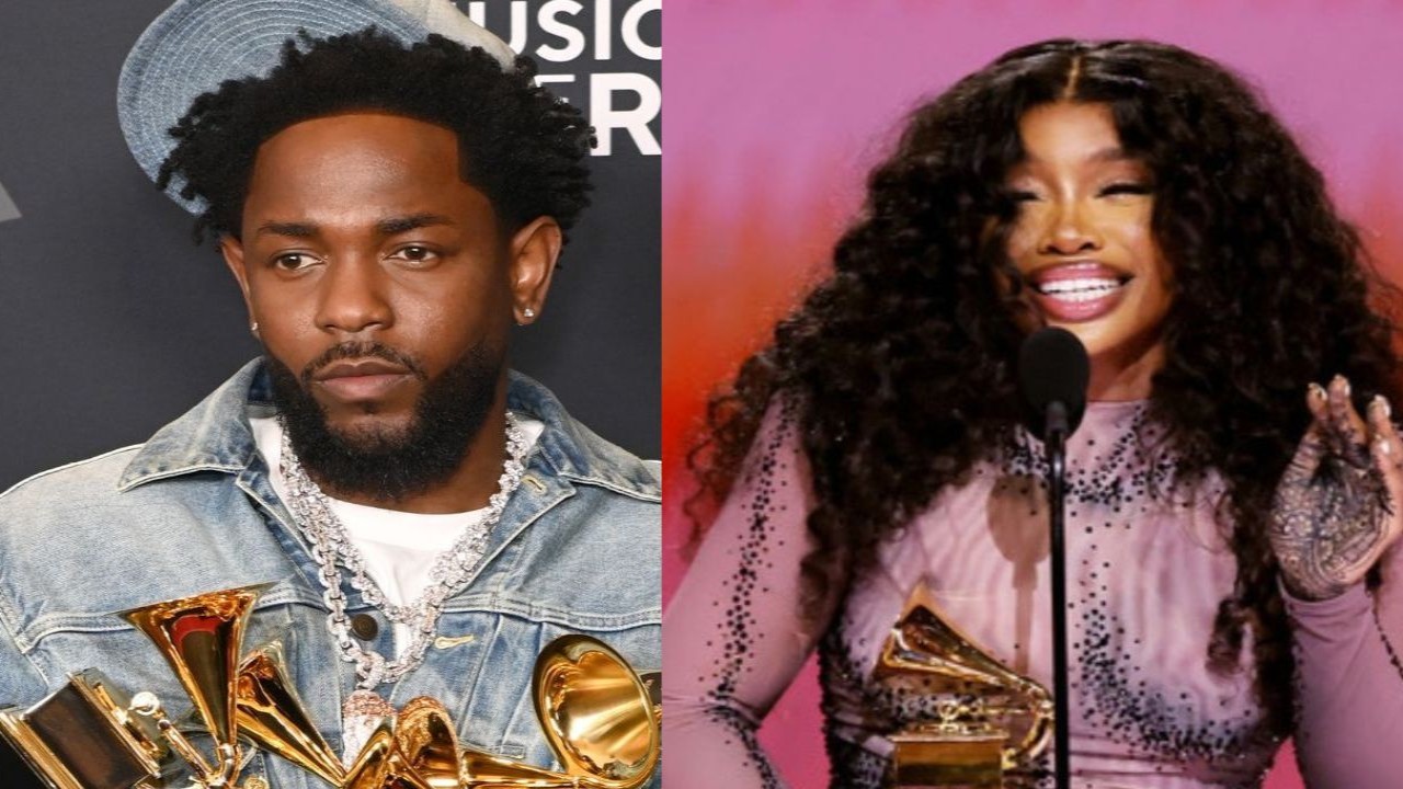 Kenrick Lamar and SZA (CC: Getty images)