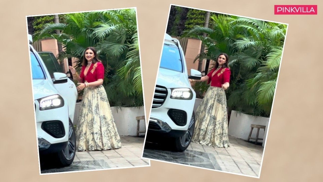 Parineeti Chopra dazzles in stunning crop jacket and printed lehenga for brother’s wedding