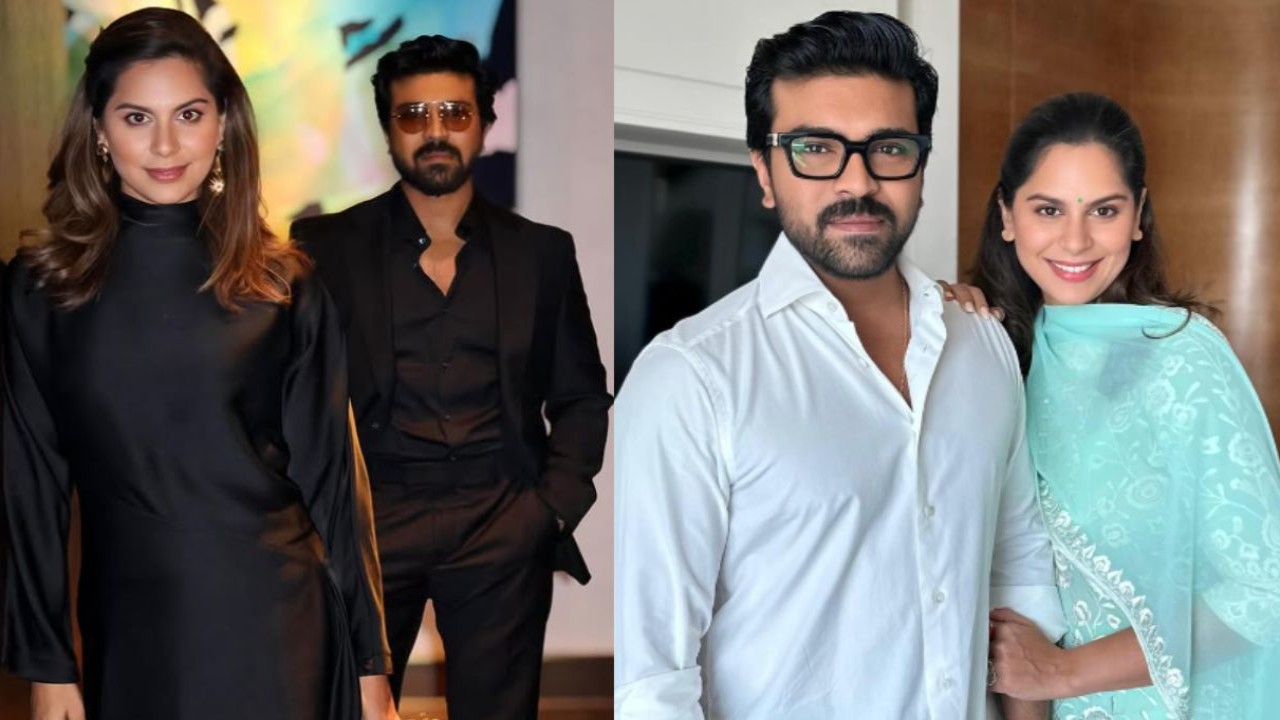 Ram Charan flaunts his rugged and bearded look ahead of RC16 as he joins wife Upasana and their friends: See pic