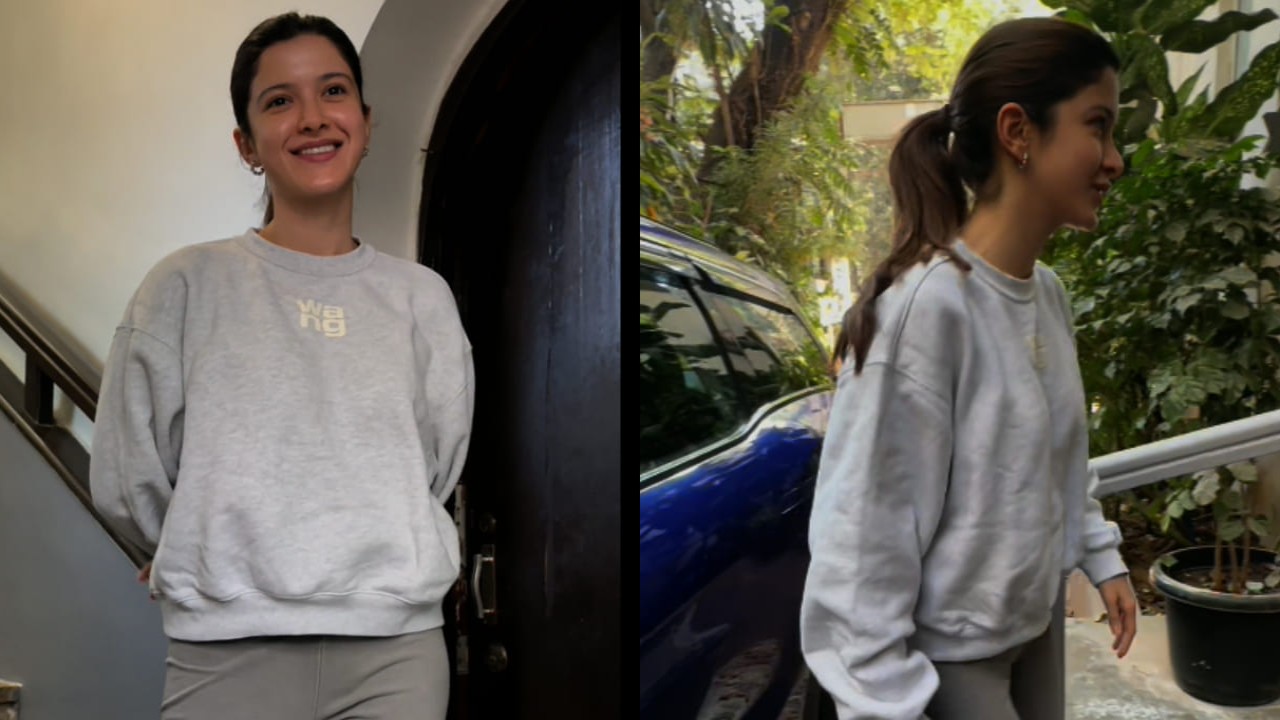 Shanaya Kapoor’s Rs 33K sweatshirt and Rs 1L Hermes flats make casual wear look high-end