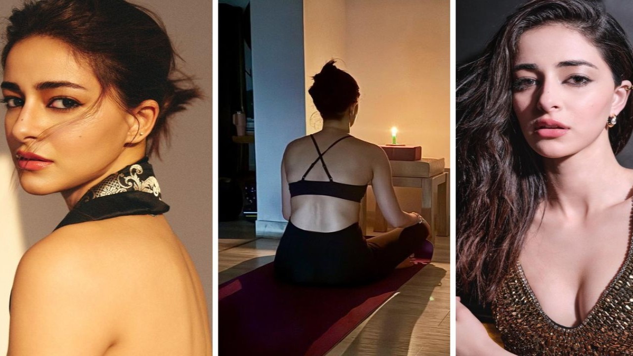 Ananya Panday Practices Trataka Meditation