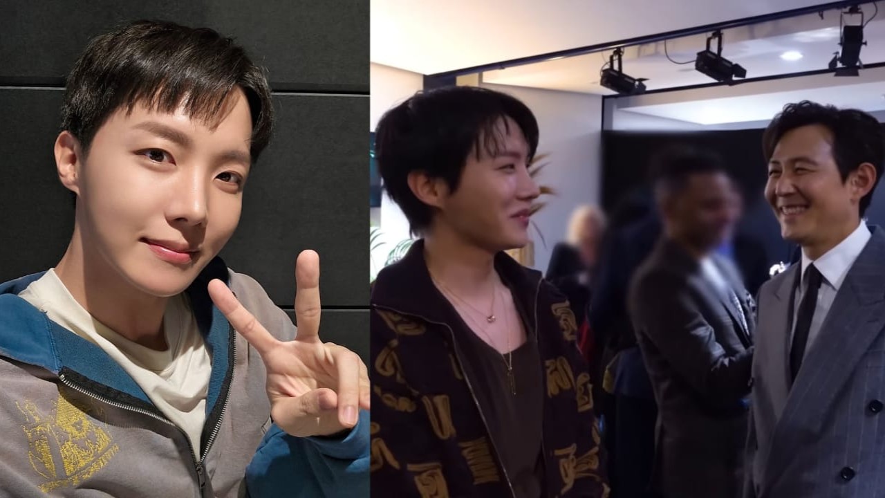 J-Hope, Lee Jung Jae: Courtesy of Bighit Twitter & YouTube