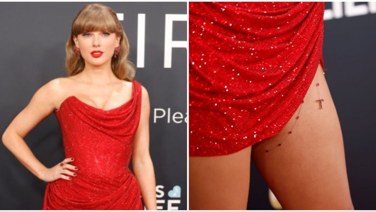 Taylor Swift Reuses THIS Jewelry Honoring Boyfriend Travis Kelce at Super Bowl Appearan...