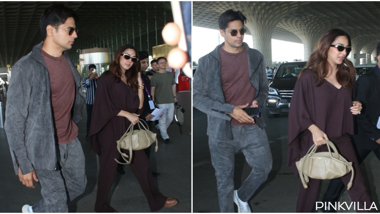 After wrapping up Param Sundari schedule, Sidharth Malhotra gets on husband duty as he jets off from Mumbai with wife Kiara Advani: WATCH