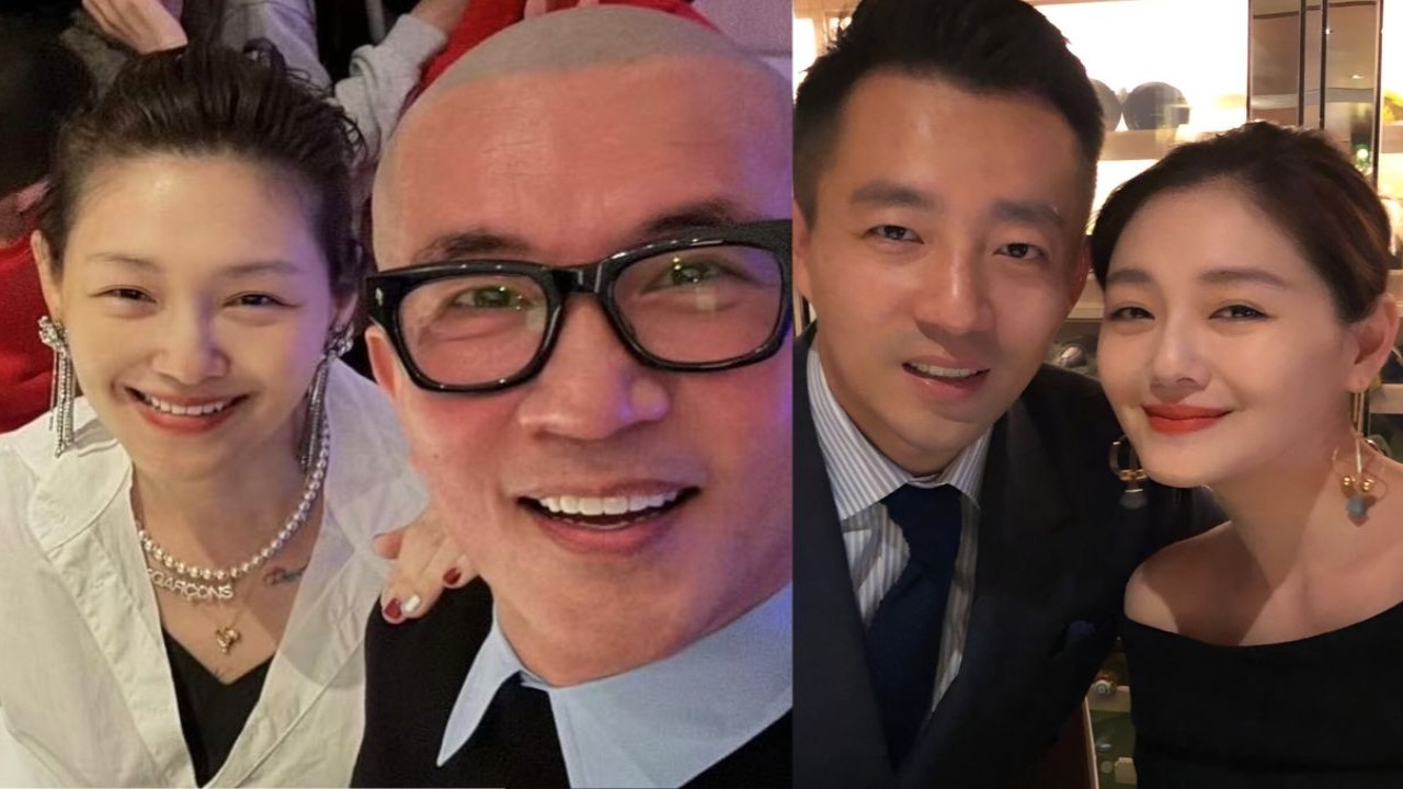 Barbie Hsu & Koo Jun Yup: courtesy of Koo Jun Yup's Instagram, Barbie Hsu & Wang Xiaofei: courtesy of Weibo