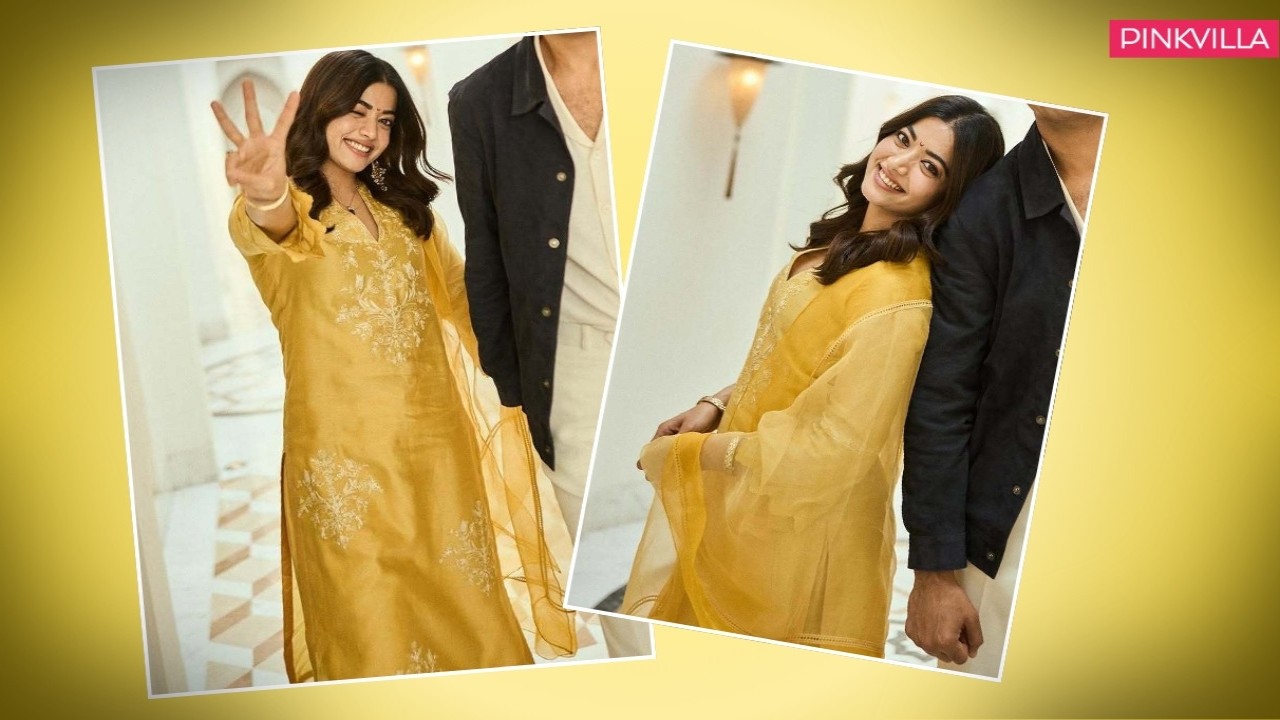 Rashmika Mandanna’s yellow ethnic look is the perfect haldi outfit; save it for later