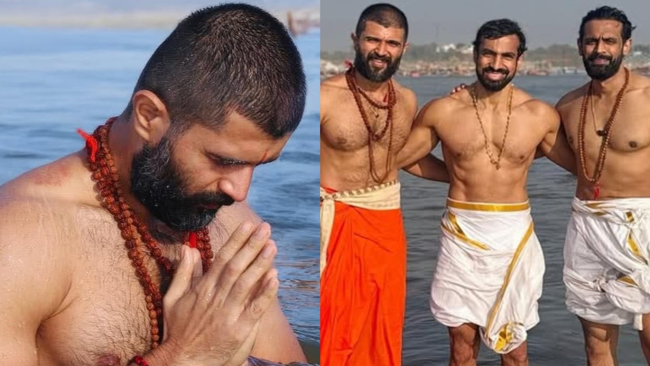 Vijay Deverakonda pays respect to ‘epic origins’ as he drops moments from Kumbh Mela visit