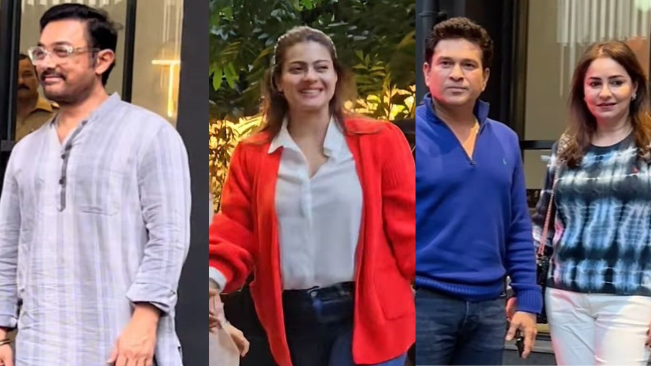 Aamir Khan, Kajol, Sachin Tendulkar