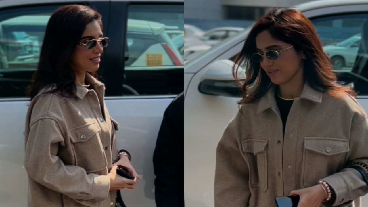  Bhumi Pednekar flaunts her Rs 6.33 lakh Chanel bag with a classy jacket for airport look