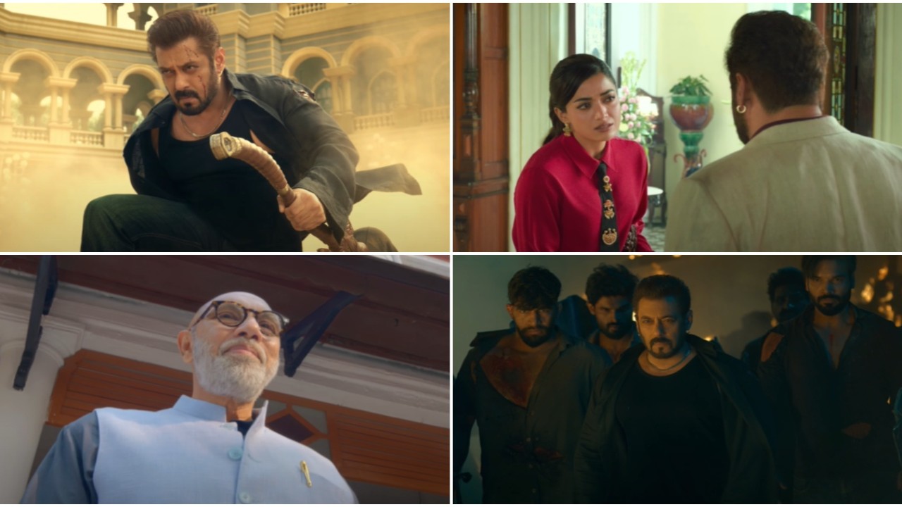 Sikandar New Teaser OUT: Salman Khan’s 4 power-packed dialogues ooze swag; Rashmika Mandanna, Sathyaraj’s first look unveiled