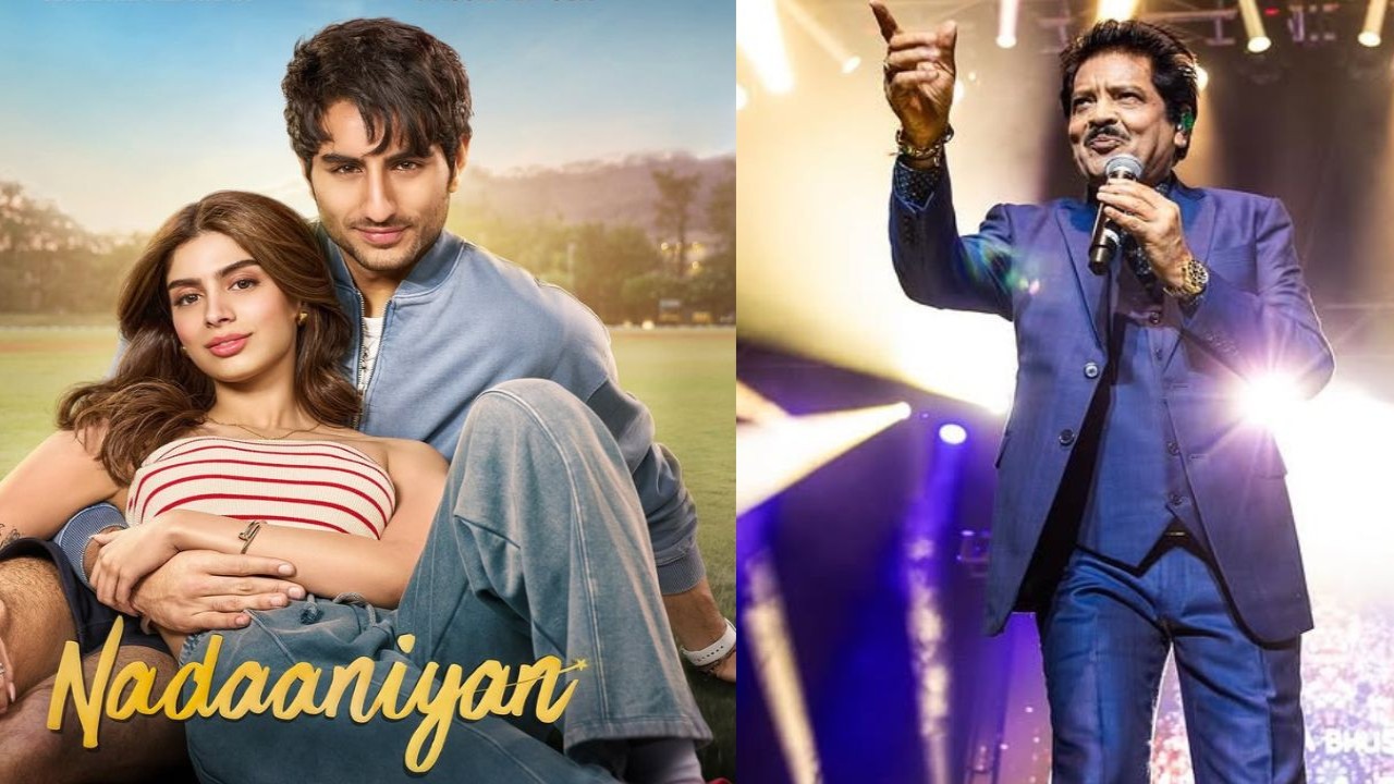 Bollywood Newswrap, February 1: Ibrahim Ali Khan, Khushi Kapoor’s Nadaaniyan poster OUT; Udit Narayan reacts to kissing controversy and more