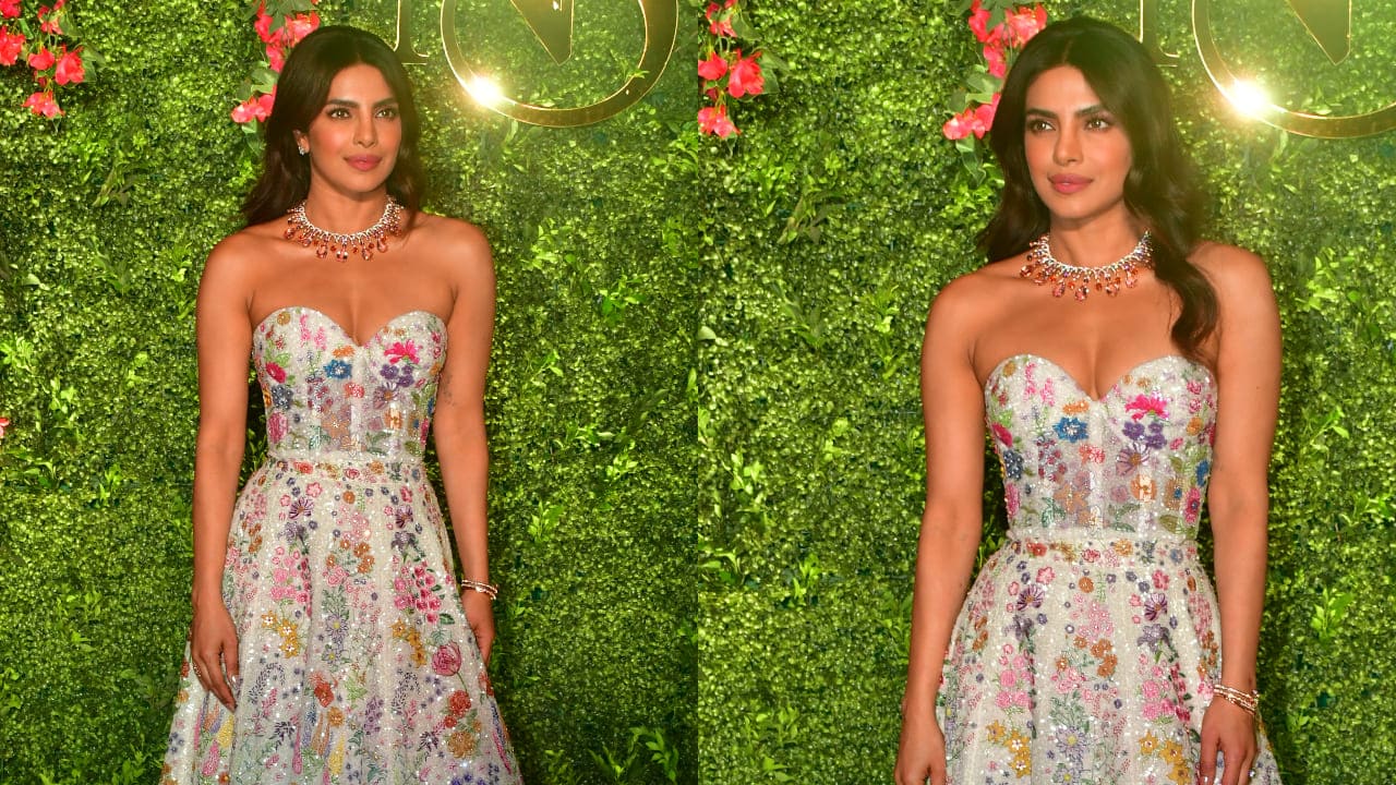 Priyanka Chopra is a princess dressed in corset gown for her brother’s pre-wedding celebration