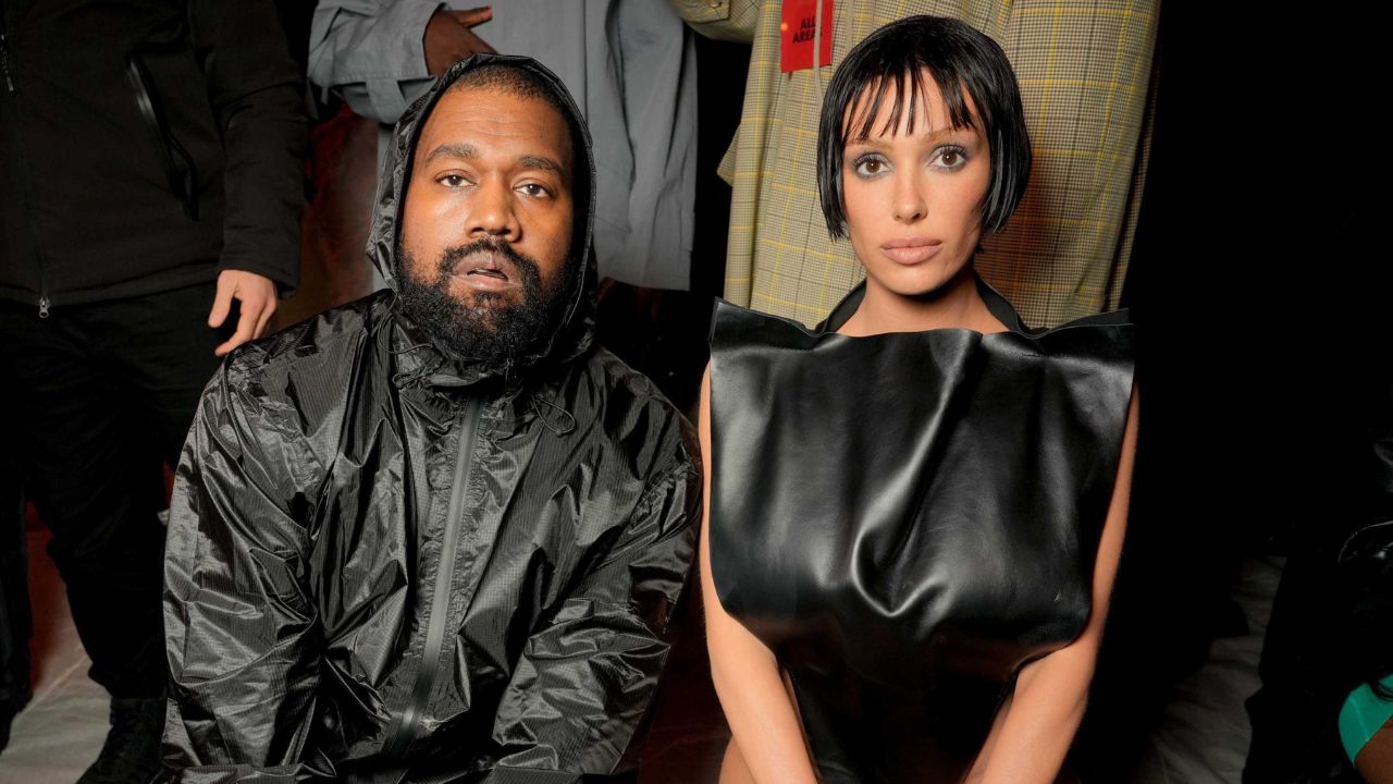 Kanye West and Bianca Censori (via Getty Images)