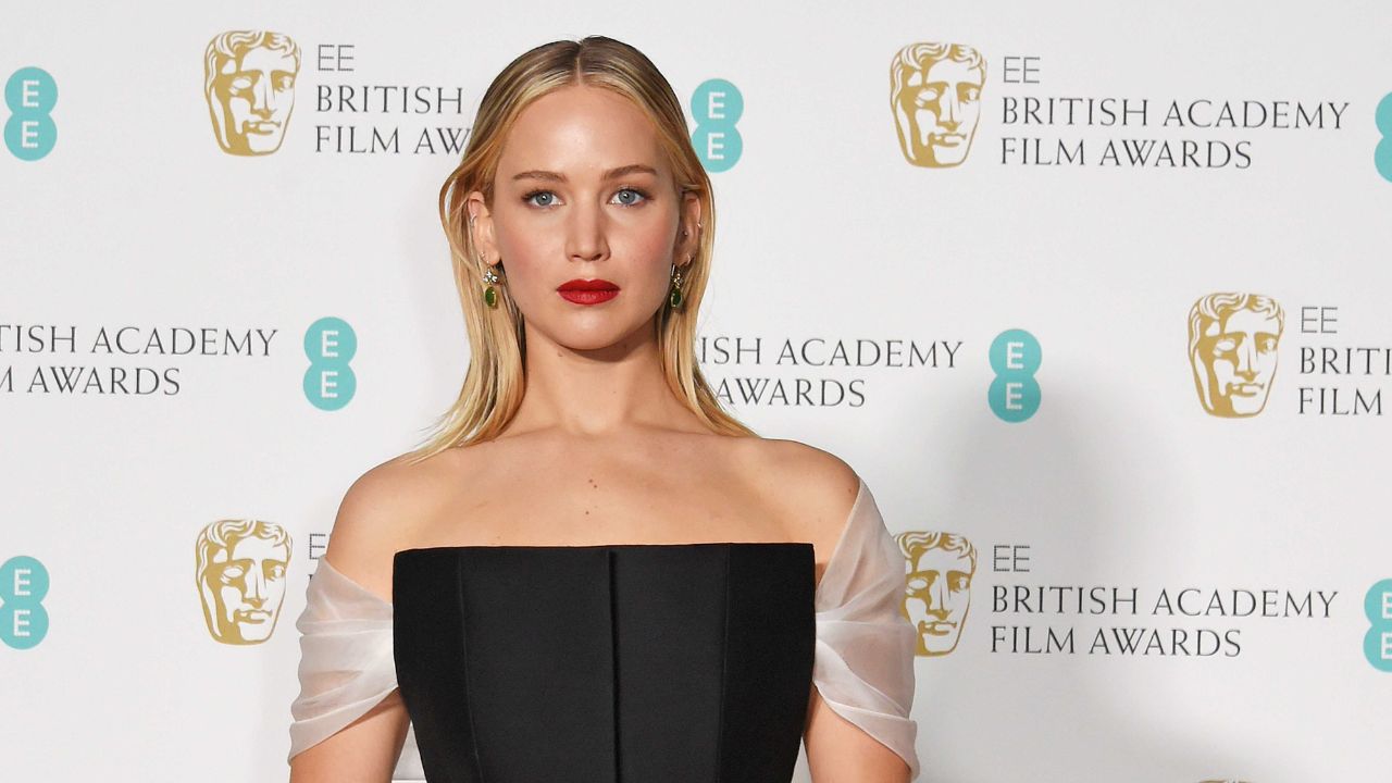 Jennifer Lawrence at BAFTA 2018 (Getty)