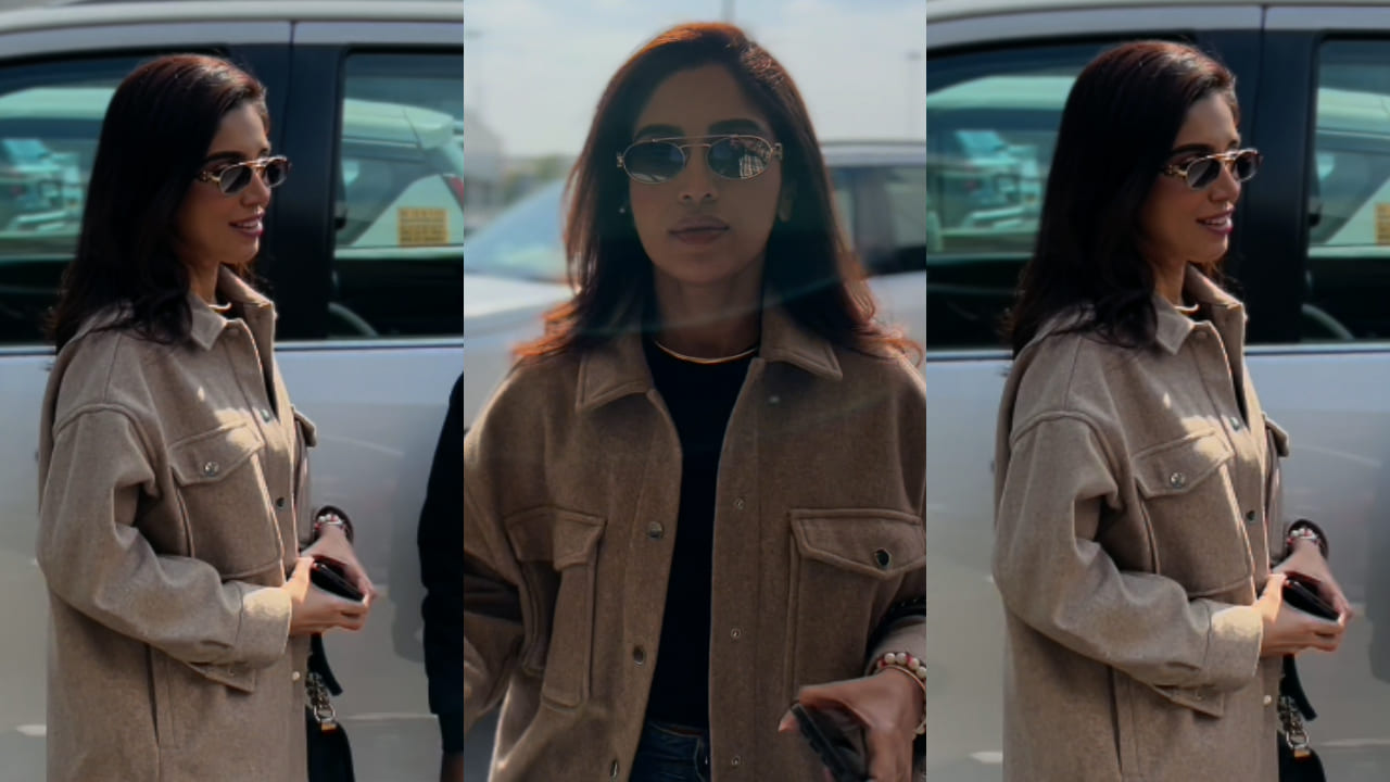 Bhumi Pednekar brings aesthetically cool vibes to airport in classy jacket and black Chanel bag worth a whopping Rs 6.33 lakh