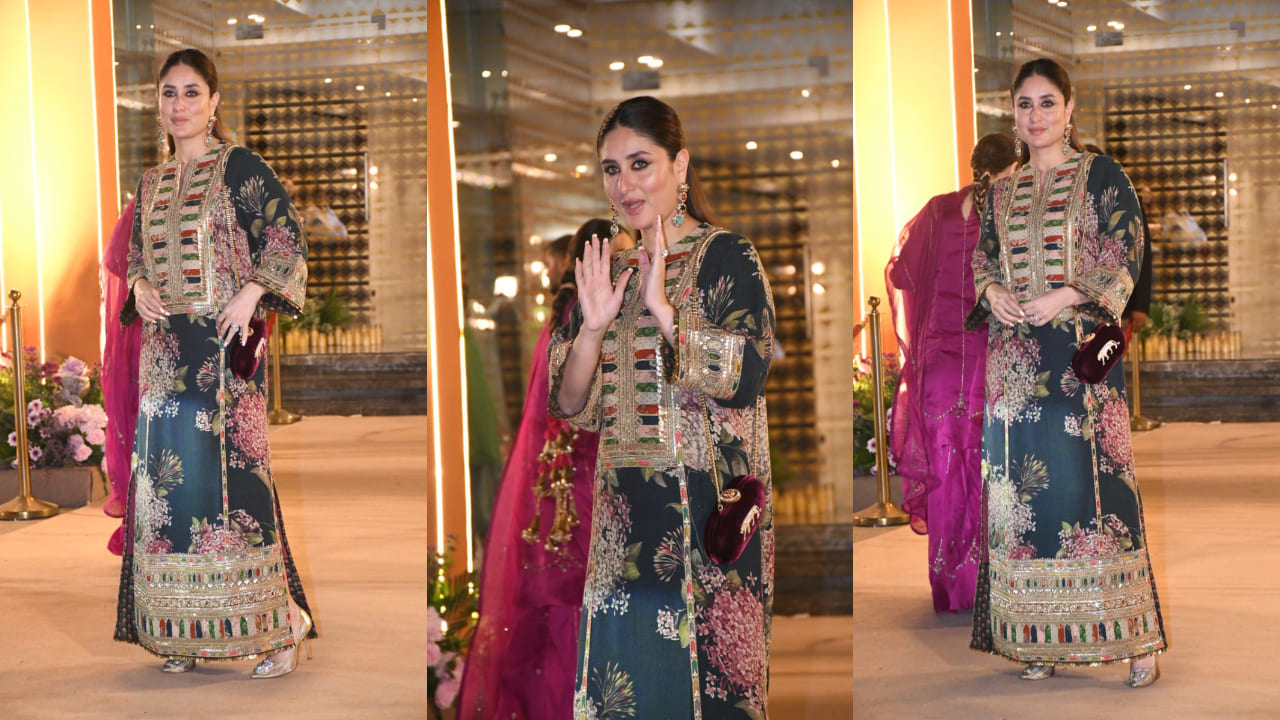 Kareena Kapoor in Sabyasachi’s ethnic ensemble and Karisma Kapoor in Rs 1,11,600 pink lehenga steal the show at Aadar Jain’s mehendi ceremony