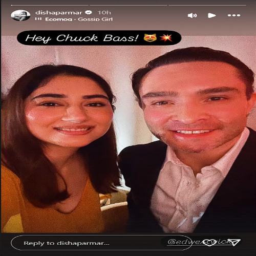 Disha Parmar-Ed Westwick