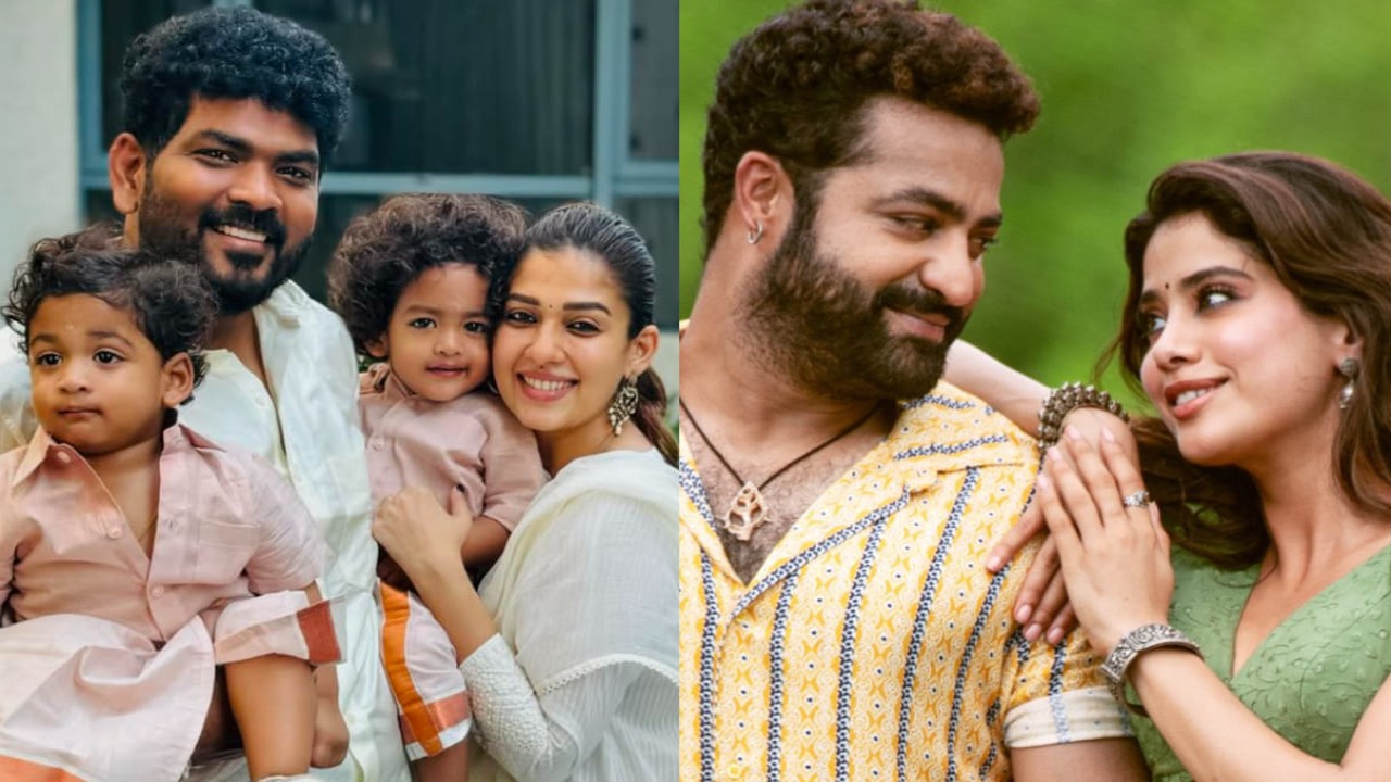 Nayanthara & Vignesh’s kids' reaction to Chuttamalle from Jr NTR’s Devara is unmissable