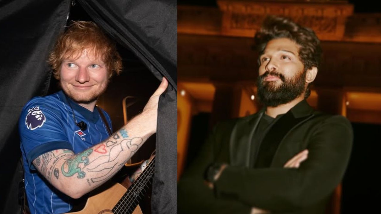 Throwback: When Ed Sheeran aced the hook step of Allu Arjun’s song Butta Bomma