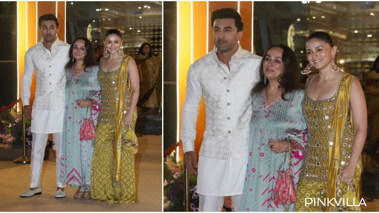 Ranbir-Alia dazzle in Indian wear at Aadar-Alekha’s Mehendi: WATCH