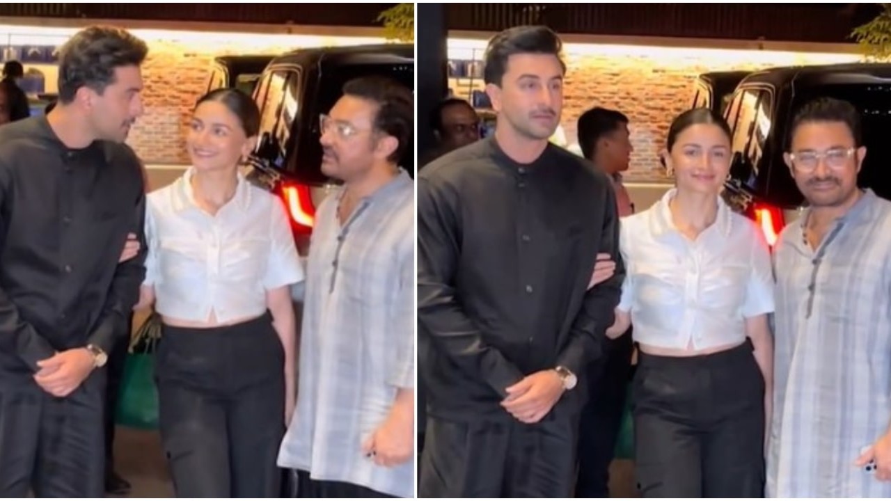 Ranbir-Alia join Aamir at special screening of Junaid & Khushi starring Loveyapa: WATCH