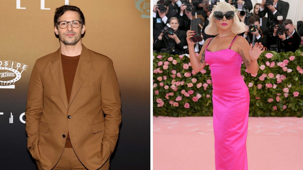 Lady Gaga and  Andy Samberg perform duet