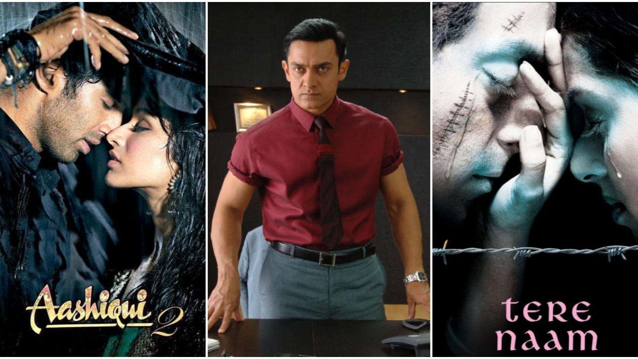 Pic Courtesy: Aashiqui 2, Ghajini and Tere Naam IMDb