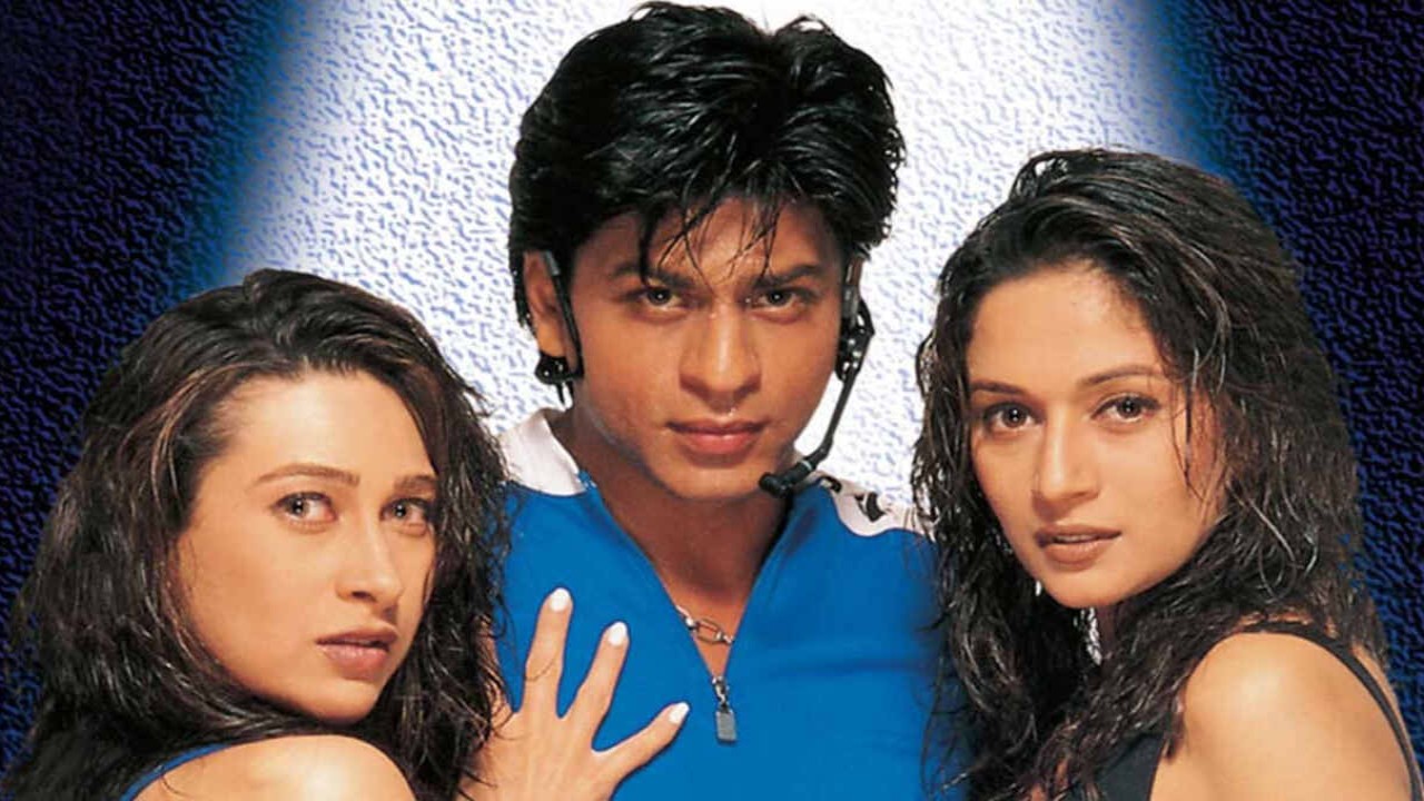 Shah Rukh Khan, Madhuri Dixit, Karisma Kapoor