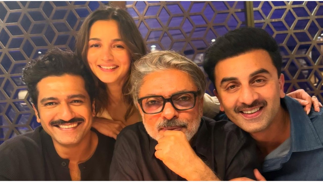 Ranbir, Alia, Vicky celebrate not just 1 but 3 milestones on SLB's birthday: INSIDE PICS