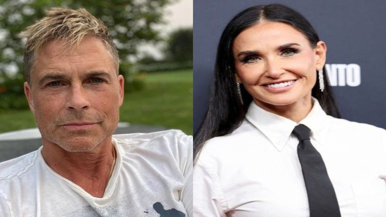 Rob Lowe (Instagram) and Demi Moore (Getty images)