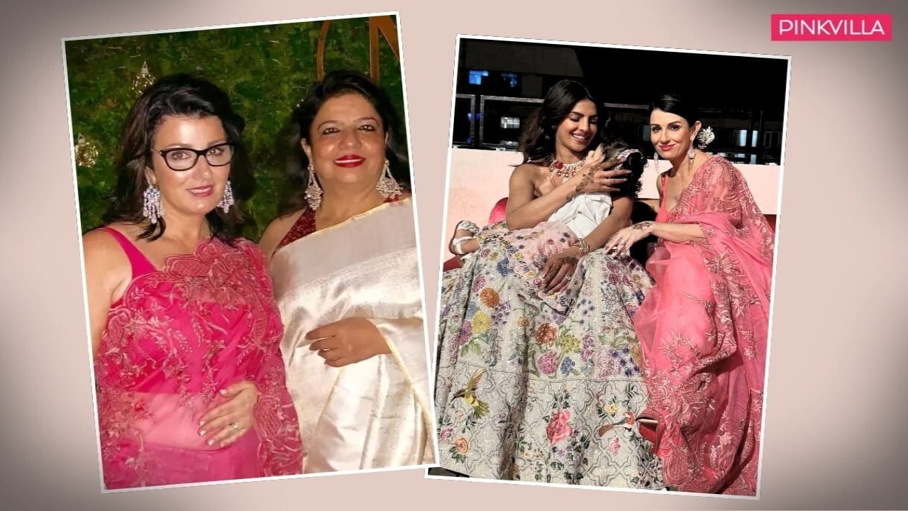 Priyanka Chopra’s mother-in-law repeats 6-year-old pink saree for Mehendi celebration