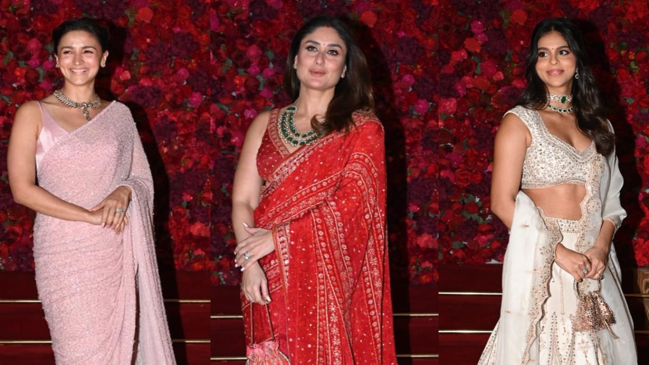 Who wore what at Aadar Jain’s wedding: Alia Bhatt, Kareena Kapoor, Suhana Khan and more